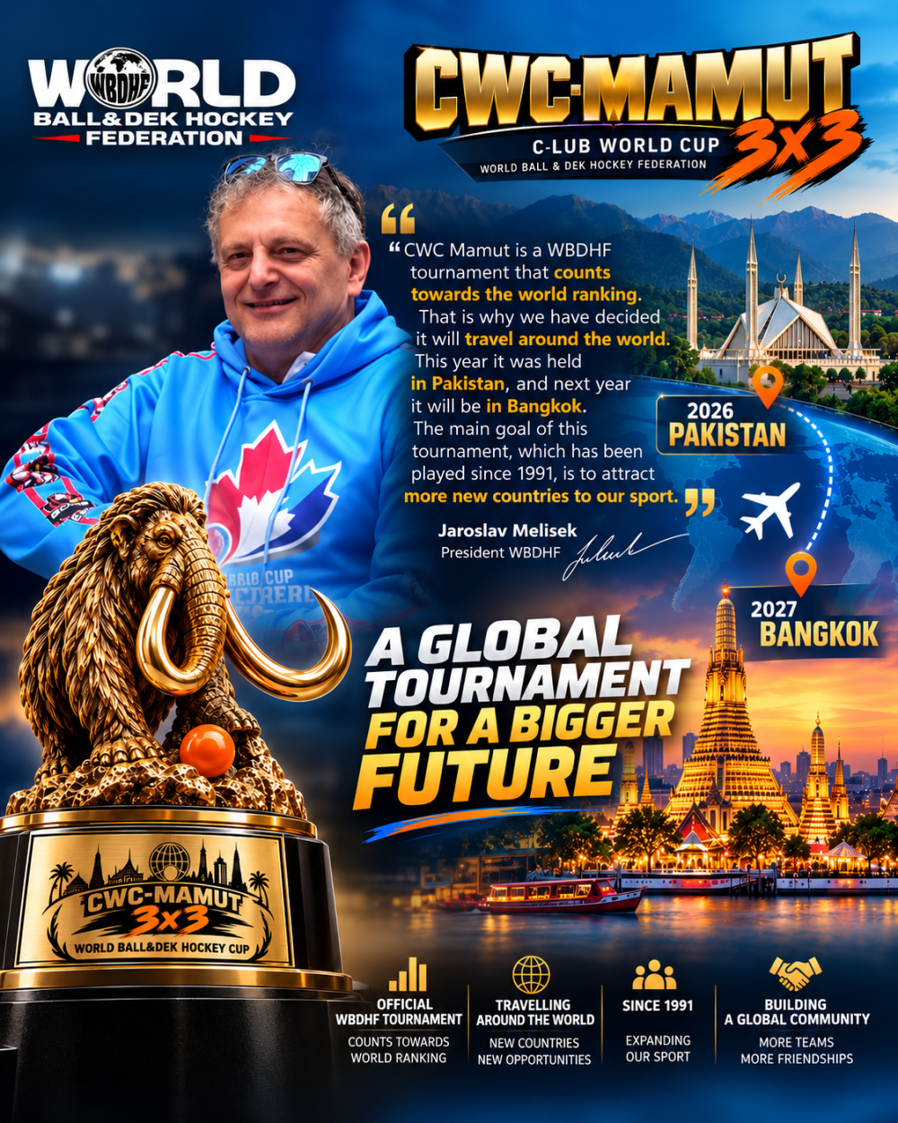 CWC-MAMUT 3x3: From Pakistan 2026 to Bangkok 2027