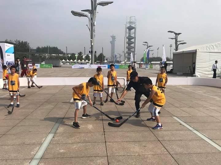 WBHF promotes Ball Hockey in Beijing at Olympic centre | WBDHF