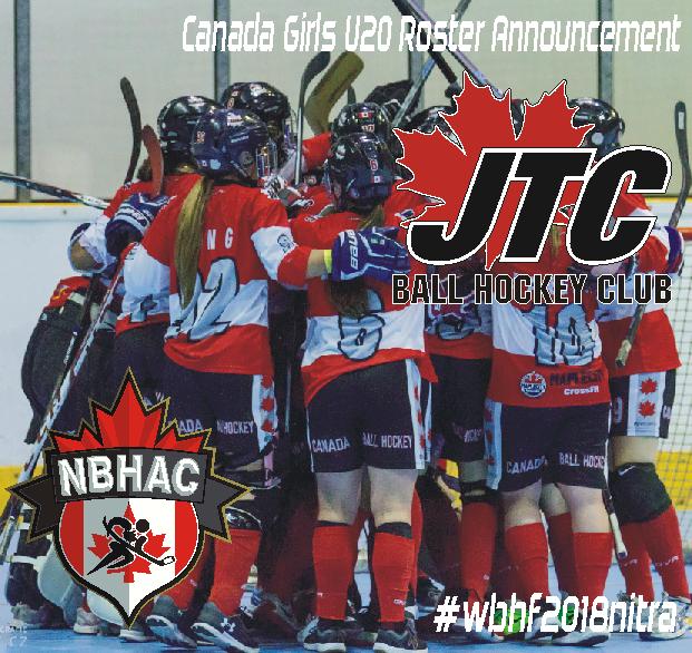 Junior Team Canada GIRLS U20 TEAM ANNOUNCEMENT | WBDHF