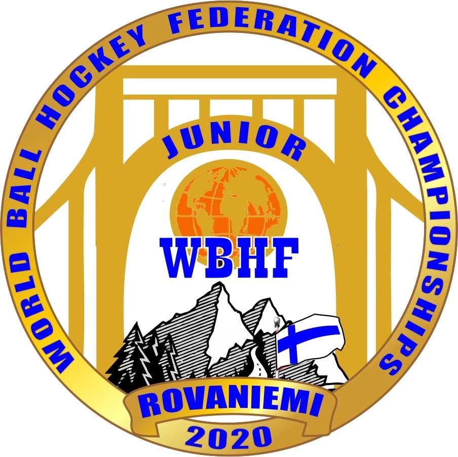 Official Logo for the 2020 World Junior Ball Hockey Federation Championships | WBDHF