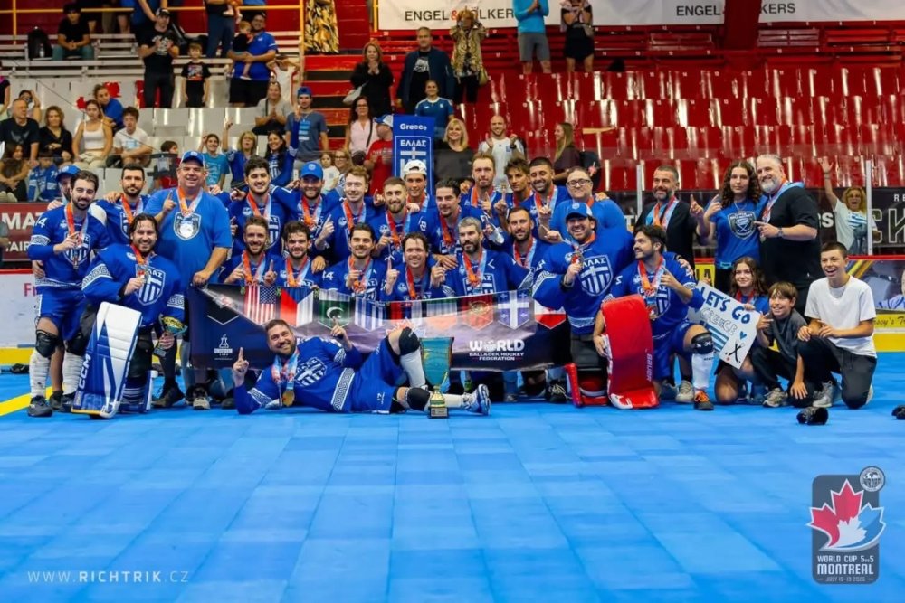 Greece Makes History with Double Gold at the WBDHF World Cup 5vs5 Montreal 2026